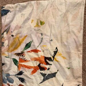 Anthropologie Botanical Queen Duvet Cover Set. Duvet Cover PLUS 2 Euro Shams